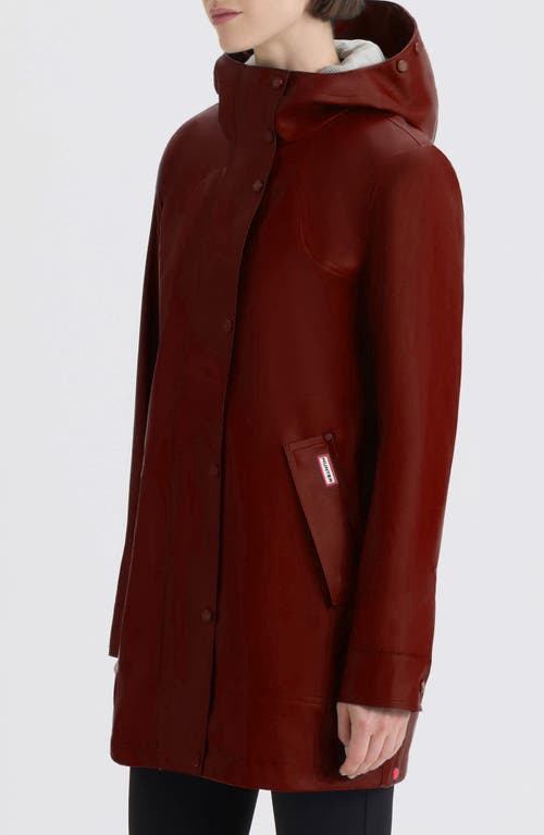 Hunter Adela Classic Waterproof Rain Jacket In Red