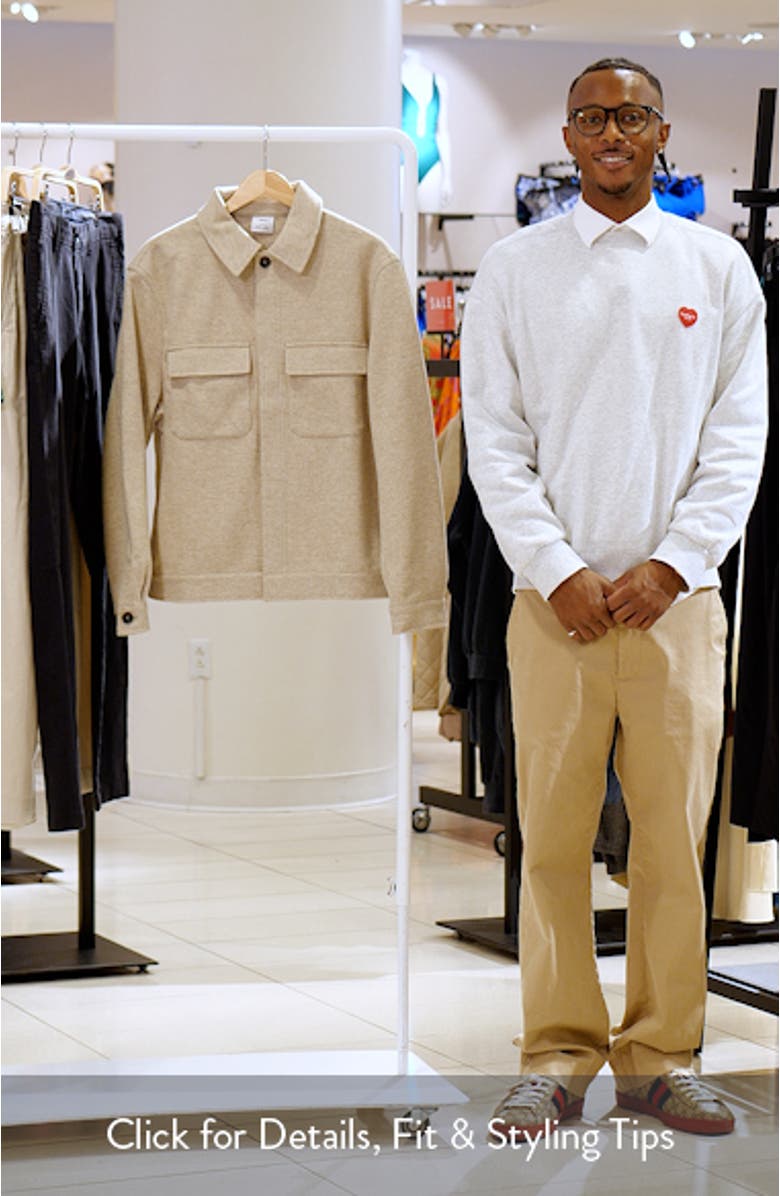 Flannel Pocket Overshirt, sales video thumbnail