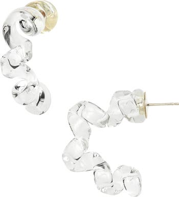 Bottega Veneta Coil Glass Earrings | Nordstrom