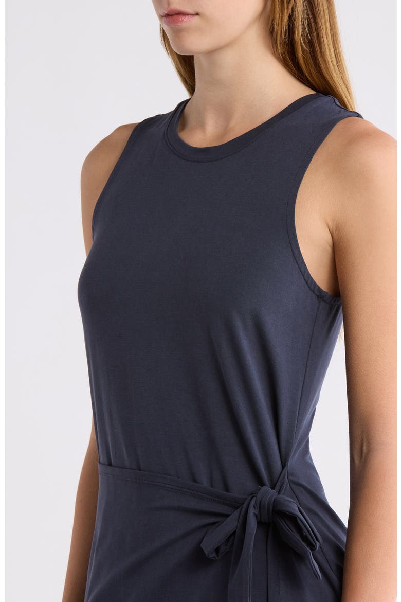 Meet Up Wrap Skirt Minidress, Alternate, color, NOCTURNAL NAVY