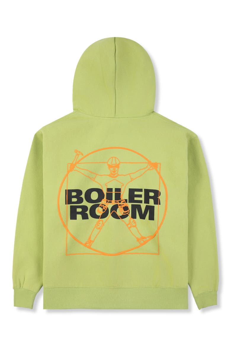 PLEASURES x Boiler Room Workman Oversize Hoodie (Nordstrom