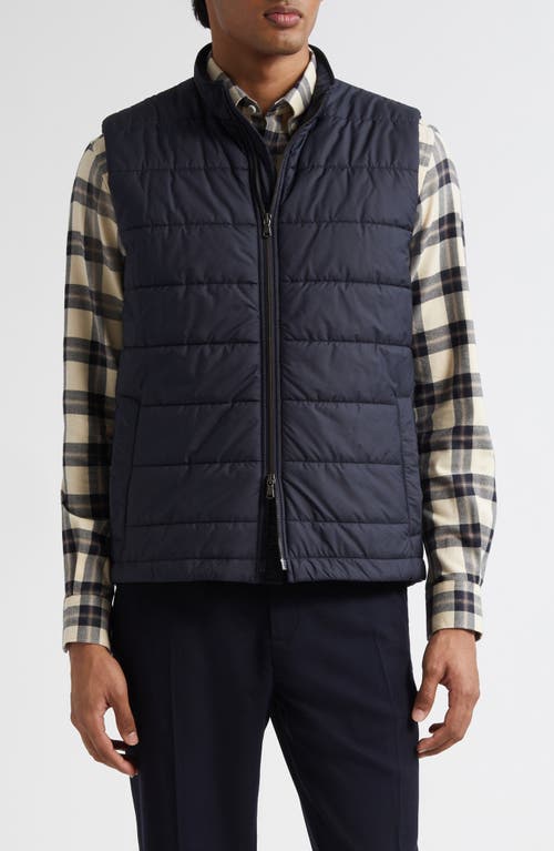 Sunspel Insulated Gilet In Blue
