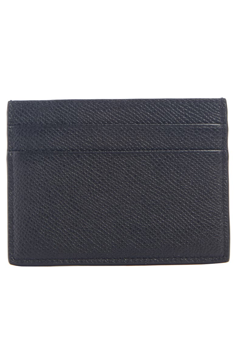 Balenciaga Ville Pebbled Leather Card Holder, Alternate, color,