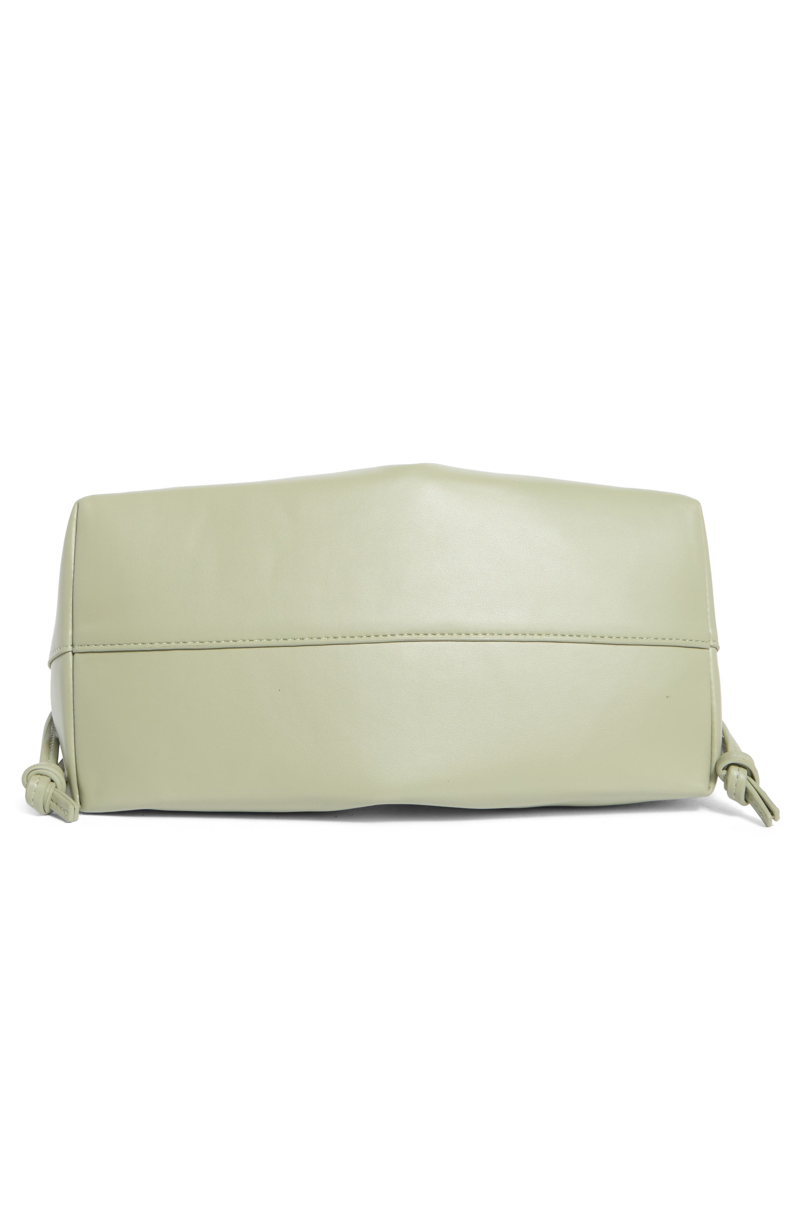 Faux Leather Shoulder Bag, Alternate, color, SAGE