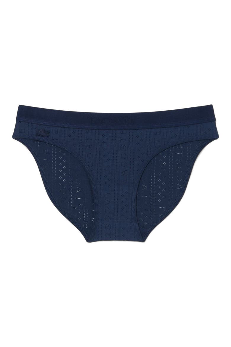 Textured Bikini Briefs, Main, color, NAVY BLUE