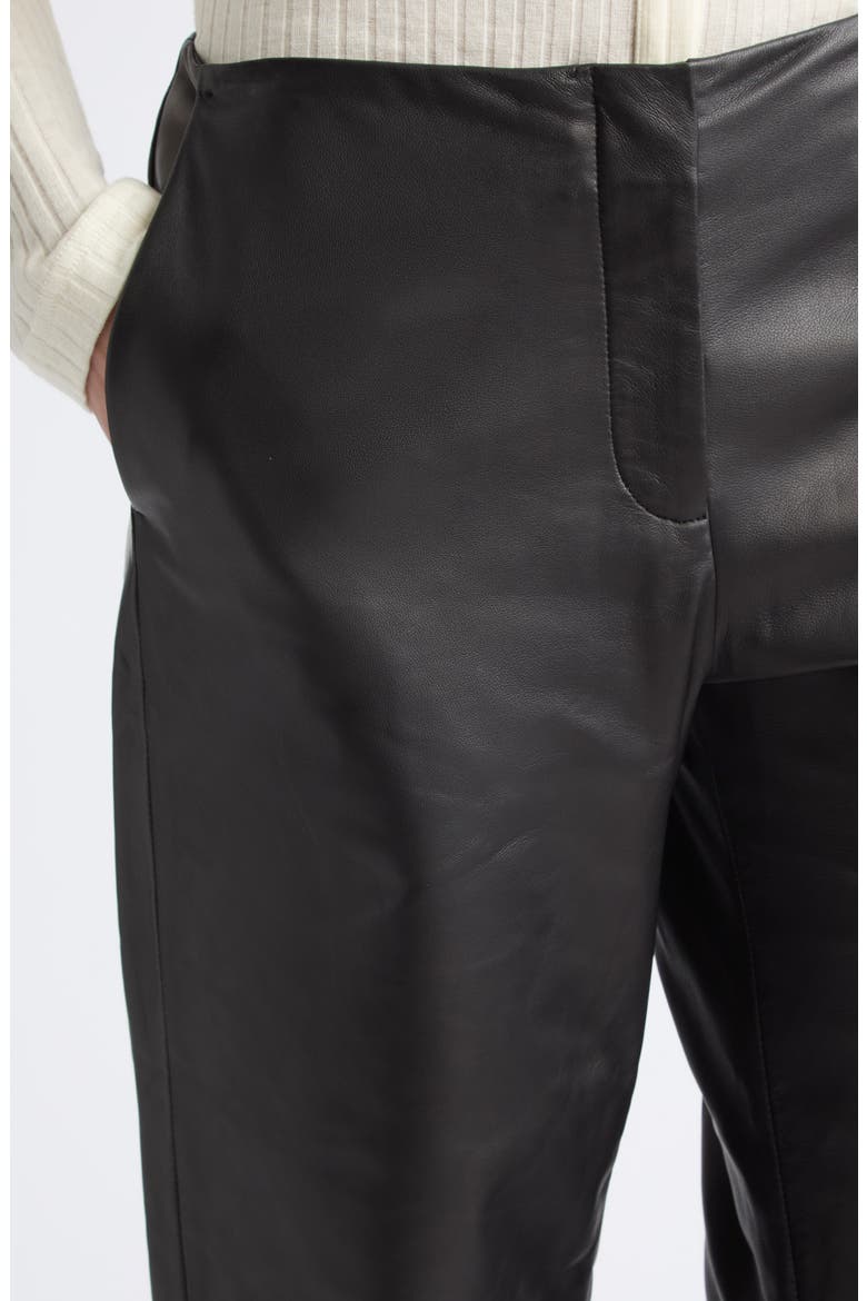 Easy Leather Trousers, Alternate, color, BLACK