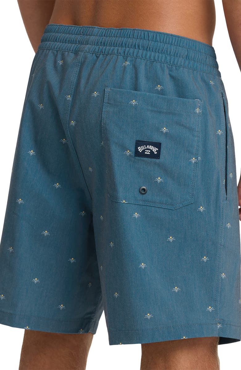 Billabong Good Times Layback Swim Trunks, Alternate, color, Real Teal