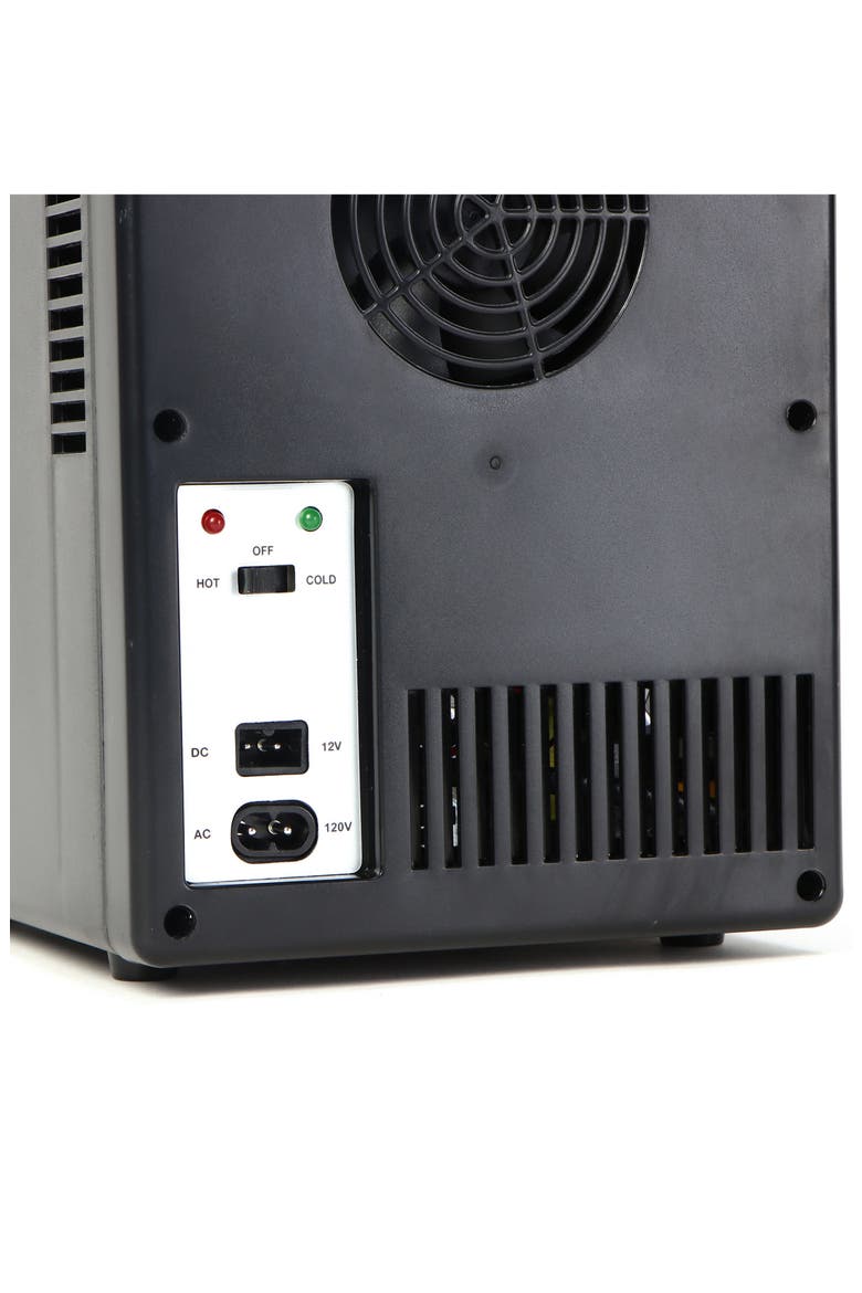 6-Can Mini Fridge, Alternate, color, BLACK