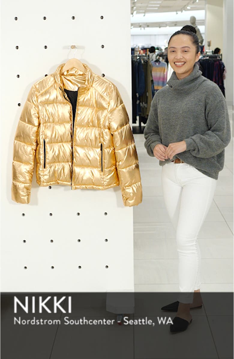 Metallic Puffer Jacket, sales video thumbnail