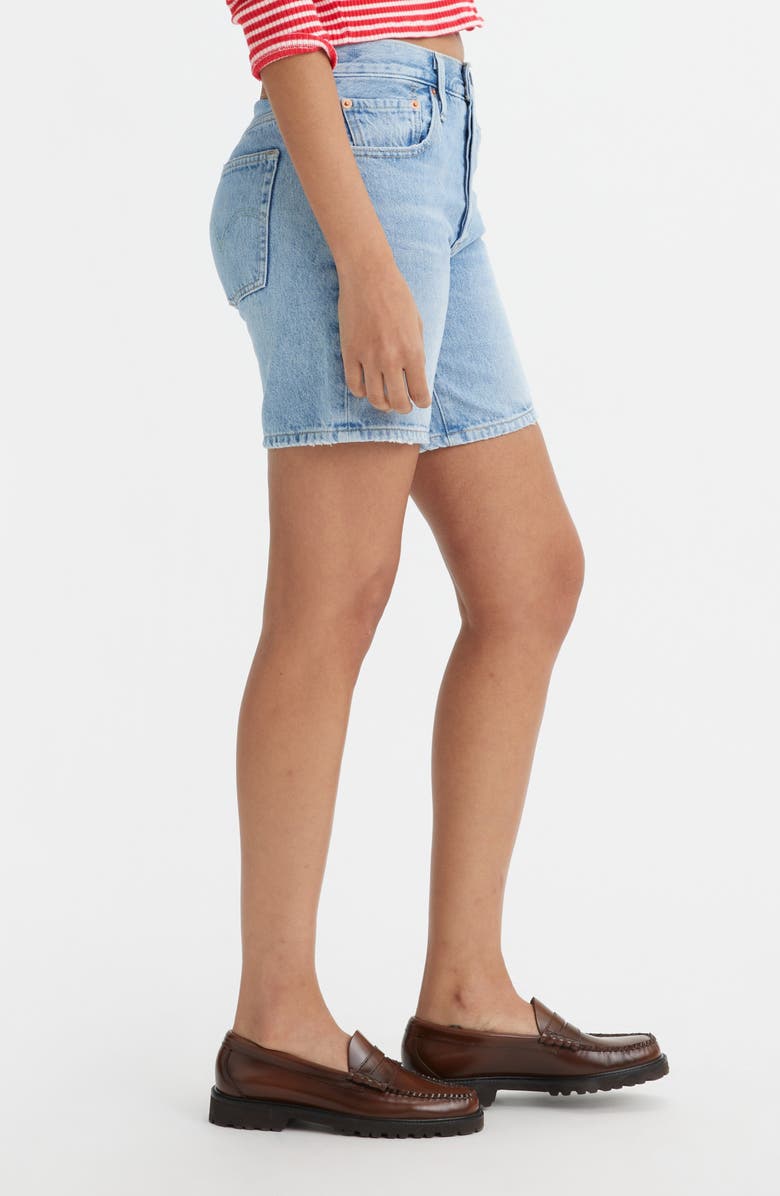 Levi's<sup>®</sup> 501<sup>®</sup> High Waist Mid Thigh Denim Shorts, Alternate, color, Ojai Luxor Last Short