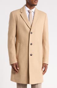 BOSS Hendrick Wool Blend Coat