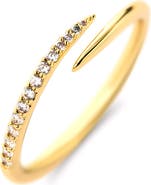 Ana Luisa Oren Cubic Zirconia Bypass Ring