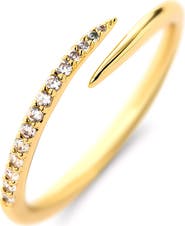 Ana Luisa Oren Cubic Zirconia Bypass Ring