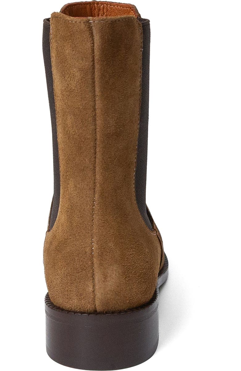 Menina Step Balmoral Leather Chelsea Boot, Alternate, color, Black