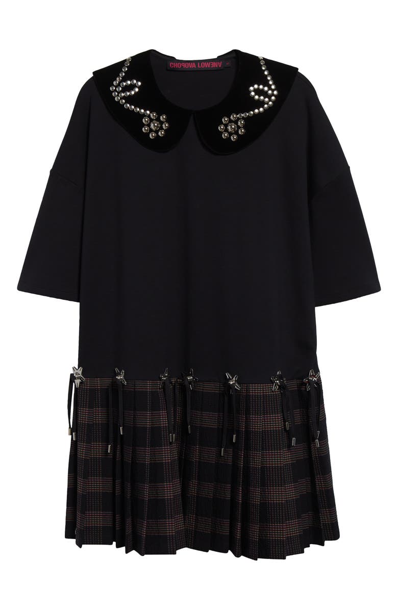 Chopova Lowena Saltos Kilt Minidress, Main, color,