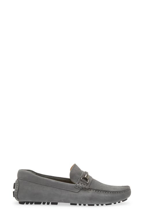Nordstrom Barrett Braided Bit Driving Shoe In Grey Steel