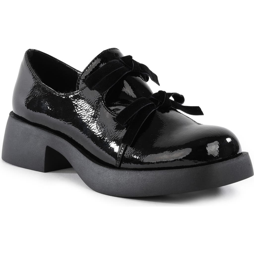 Bc Footwear Sweet Darling Platform Loafer In Black