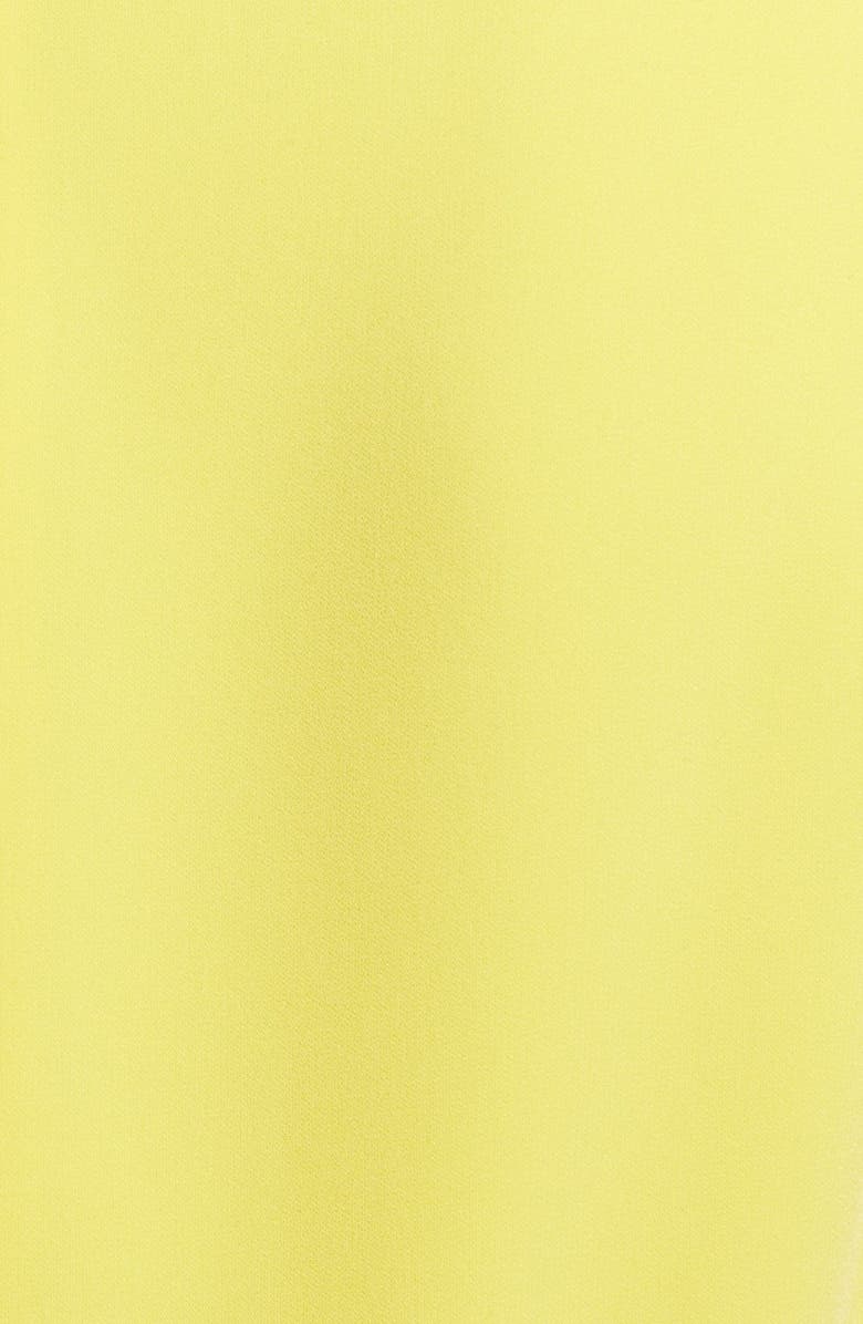 St. John Collection Bateau Neck Luxe Crepe Blouson Dress, Alternate, color, 