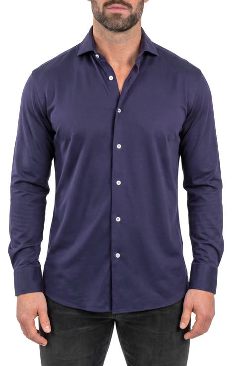 Einstein Contemporary Fit Button-Up Shirt