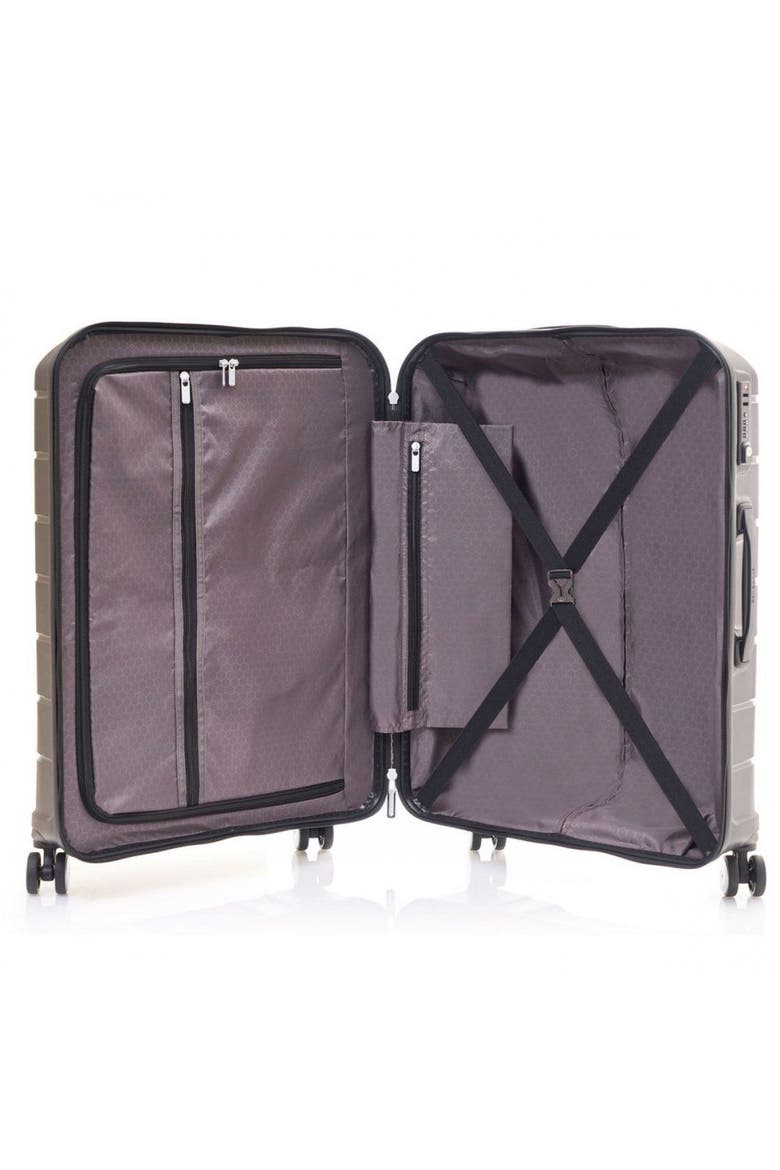 Freeform Hardside Expandable (21"/28") 2 Piece Spinner Luggage Set, Alternate, color, Black