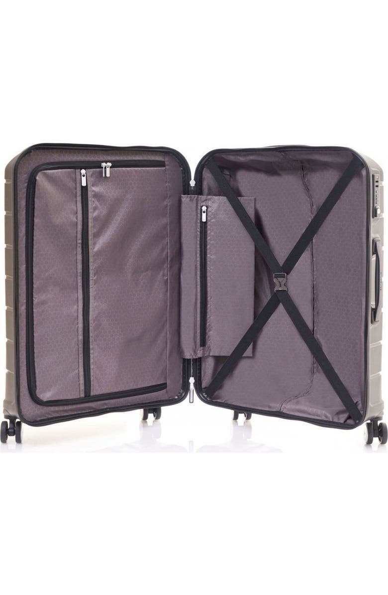 Samsonite Freeform 2-Piece Set (21/28) Hardside Expandable with Double Spinner Wheels, Alternate, color, Black