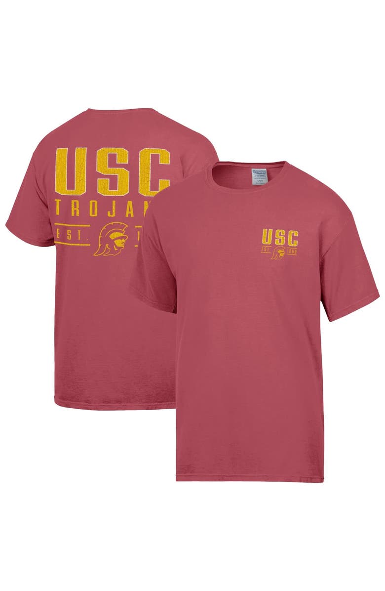ComfortWash Men's ComfortWash Cardinal USC Trojans Big Name T-Shirt, Main, color, Cardinal