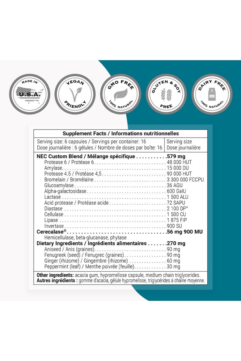 Digestive Enzymes, Alternate, color, None