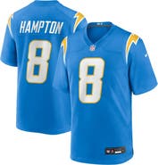 Nike Men's Nike Omarion Hampton Powder Blue Los Angeles Chargers 2025 NFL Draft First Round Pick Game Jersey