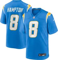 Nike Men's Nike Omarion Hampton Powder Blue Los Angeles Chargers 2025 NFL Draft First Round Pick Game Jersey