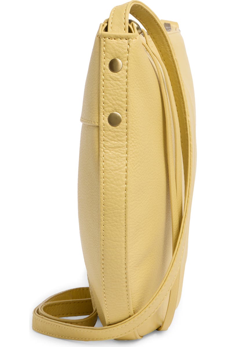 HOBO Cosmo Leather Shoulder Bag, Alternate, color, Flax