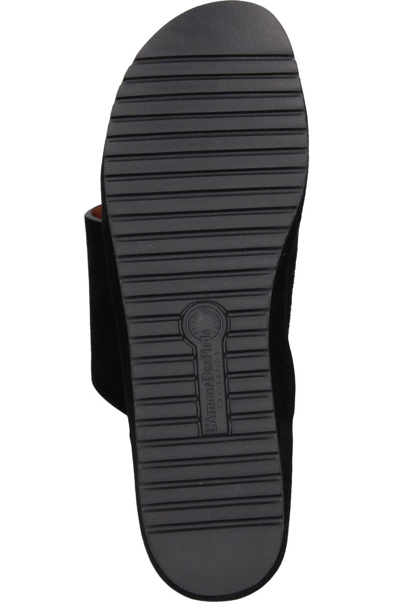 L'Amour des Pieds Ahlina Platform Sandal, Alternate, color, Black