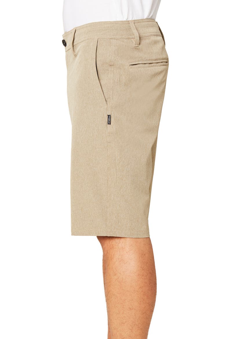 Reserve Heather Hyperfreak Hybrid Shorts, Alternate, color, KHAKI