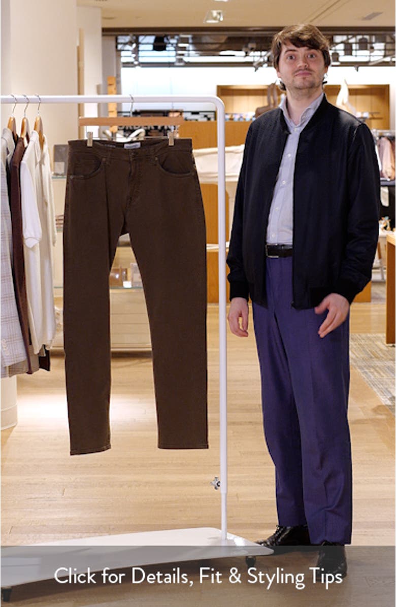 Slim Straight Leg Jeans, sales video thumbnail