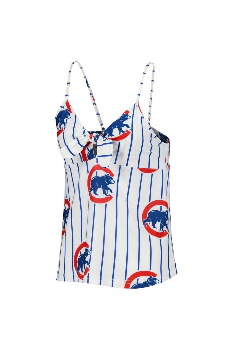 Women's Concepts Sport White Chicago Cubs Reel Allover Print Tank Top & Shorts Sleep Set, Alternate, color, White