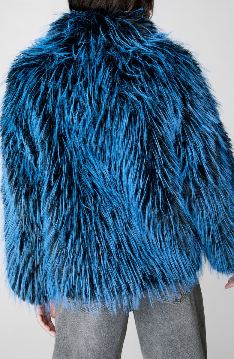 NASTY GAL Multi Faux Fur Jacket, Alternate, color, 