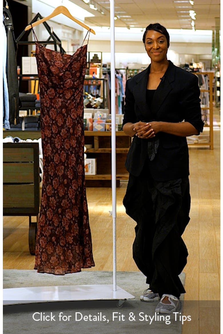 Esmeralda Floral Print Slipdress video