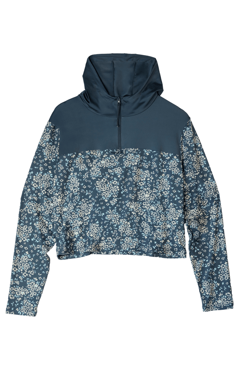 Nani Swimwear Quarter Zip Sunshade, Alternate, color, Wild Flower