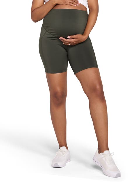 6 1/2" Active Pocket Maternity Biker Short