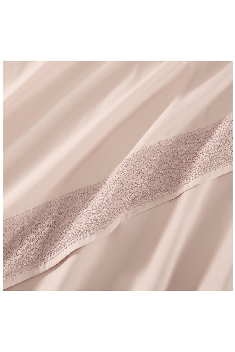Crochet Lace 4-Piece Sheet Set, Alternate, color, BLUSH