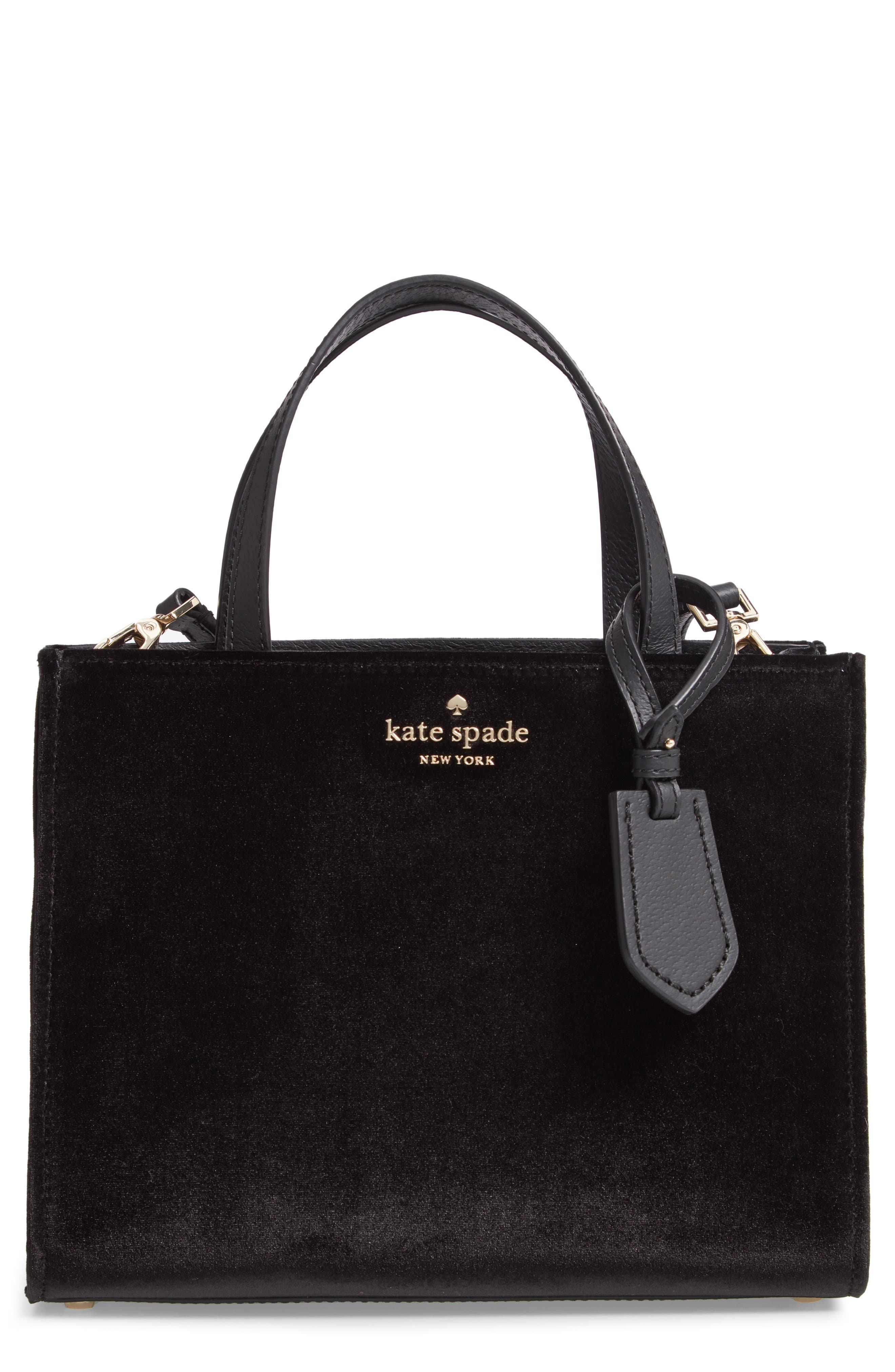 Kate Spade New York thompson street - sam velvet satchel, Main, color, 