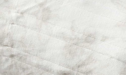 Laura Ashley Wistful Blooms Reversible Faux Shearling Heated Throw Blanket In Neutral