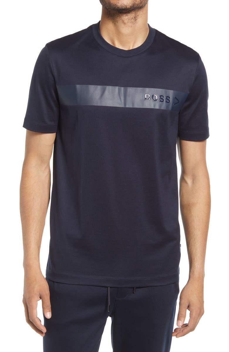 BOSS HUGO BOSS Tiburt Logo Graphic Tee, Main, color, 