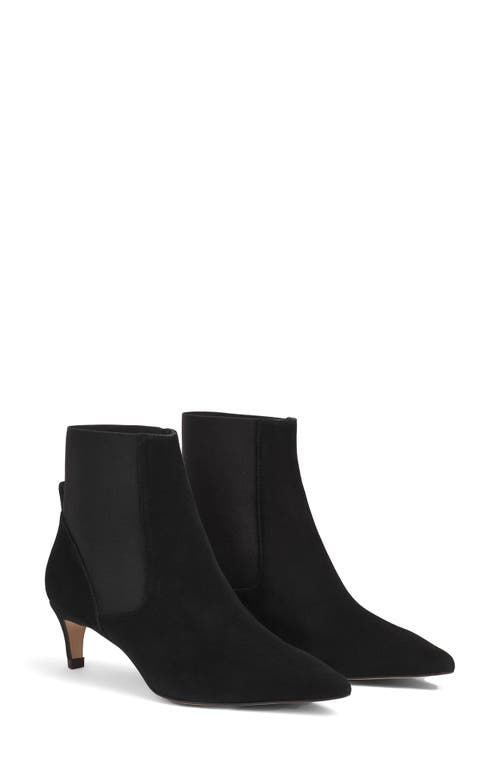 LK Bennett Adya Pointed Toe Chelsea Boot in Black 