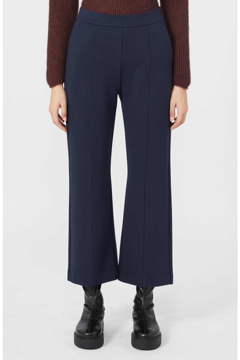 Jeff Jersey Crop Flare Pants, Main, color, ULTRAMARINE