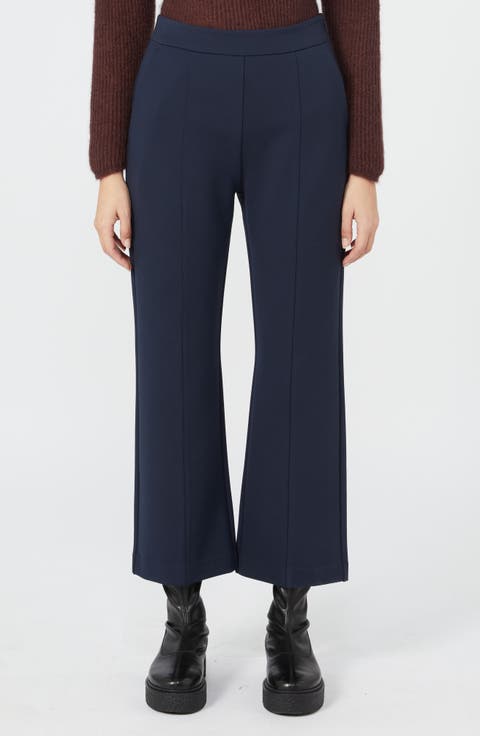 Jeff Jersey Crop Flare Pants