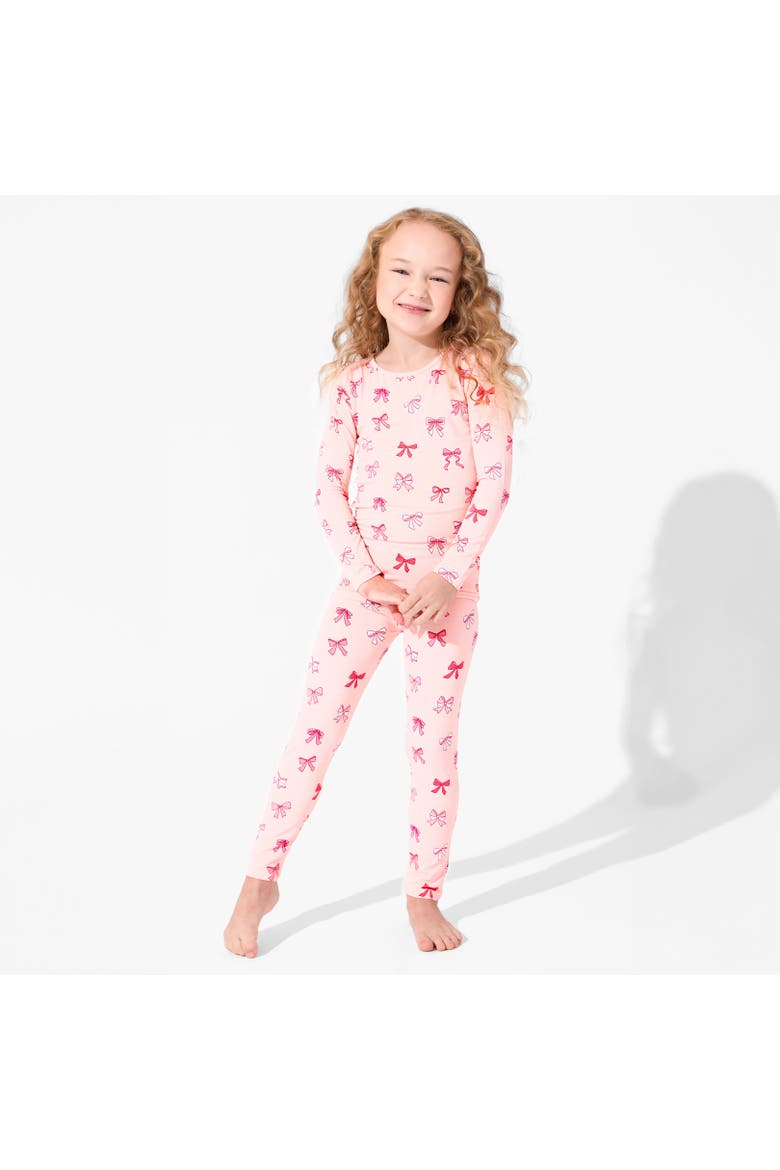 Kids' Take A Bow Set of 2 Piece Pajamas, Alternate, color, Take A Bow
