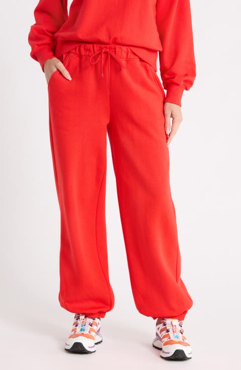 Feather Fleece Cinch Bottom Pants