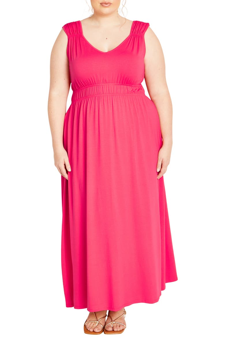 Lani Maxi Dress, Main, color, WATERMELON