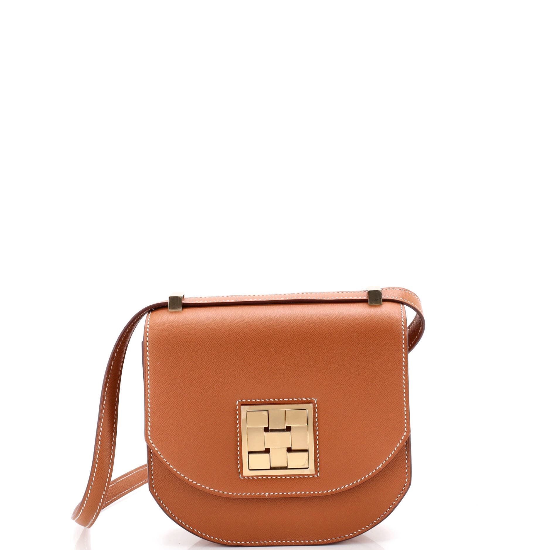 Pre-Owned Hermes Mosaique au 24 Bag Madame 17, Main, color, Gold