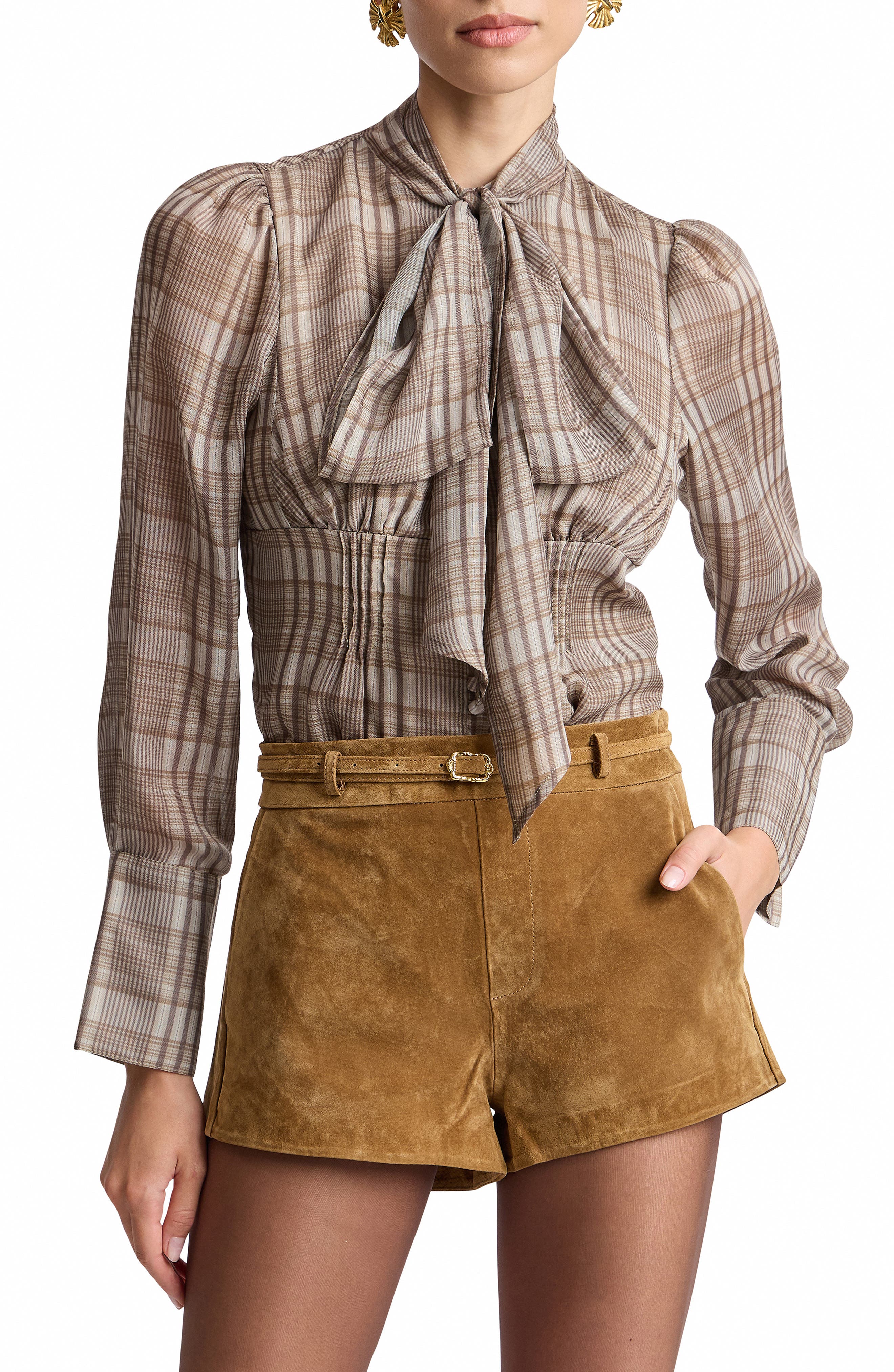 selected NATURAL PLAID MULTI